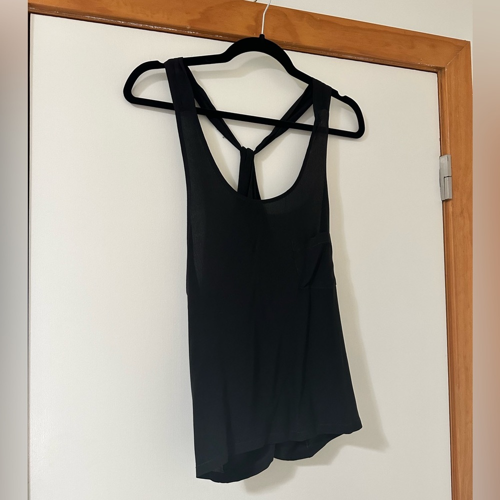 100% Silk Milau Backless Tank